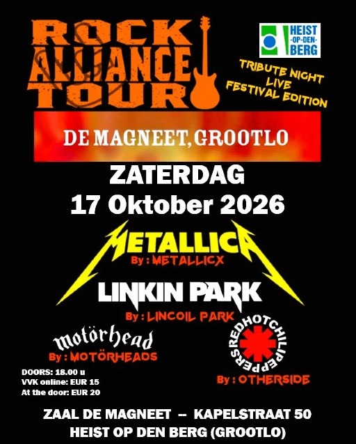 Rock Alliance Tour Heist Op Den Berg
