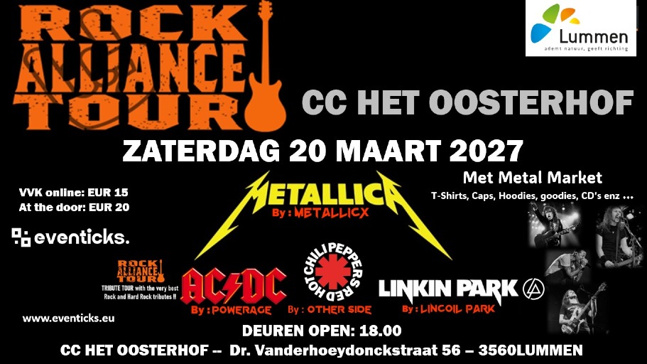 Rock Alliance Tour Lummen 2027
